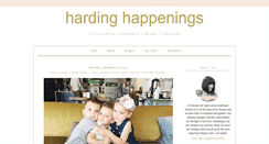 Desktop Screenshot of hardinghappenings.com